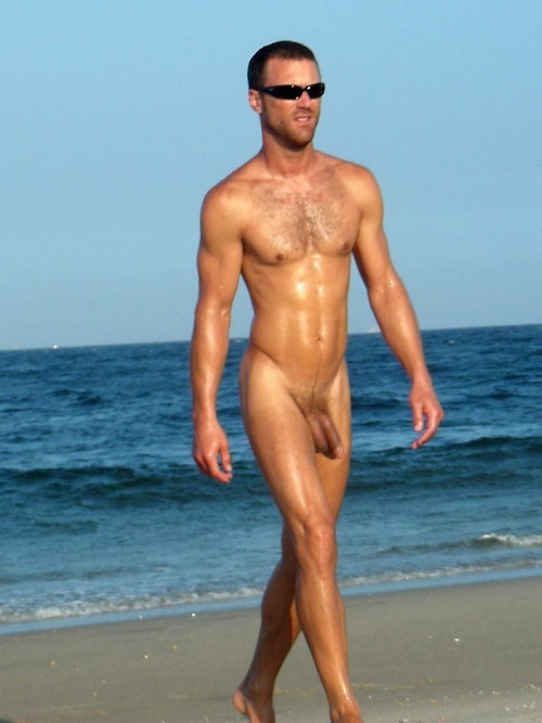 Naked man on nude beach spy cam boy