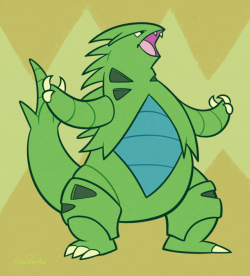 nikipaprika: PokéDec Challenge 2017 Day 14: Favourite Rock Type it’s another big chunko dino-style monster! this time it’s tyranitar, which i have always really loved. it takes a lot of patience to level up little larvitar all the way up, especially