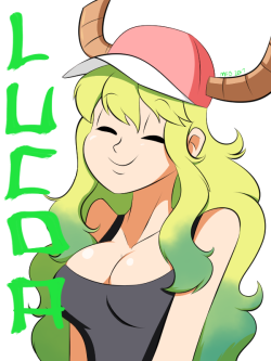 mofetafrombrooklyn:My first attempt at drawing this popular dragonness, the Goddess herself, Lucoa! &lt;3 &lt;3 &lt;3