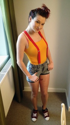 kitty-in-training:  My full Misty outfit that I wore today!  What is this? a bit of Misty cosplay :)  