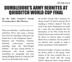 timeturner-deactivated20160823:  New from J.K. Rowling: Dumbledore’s Army Reunites At Quidditch World Cup Final 