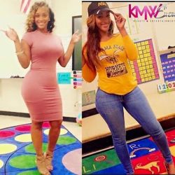 im going to say how i feel about this beautiful blessed curvy woman who happens to be a 4th grade teacher and then never again cuz this is just getting ridiculous now:  if you look at some of the other pictures she took shes wearing a dress down to her