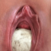 upthesnatch:  Stone egg birth   You should birth something at least that size daily. Really made you gape good. Looks awesome coming out leaving that huge leaking void.