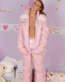 extremebydesign:  Here is new baby girl Victoria from www.abhunnies.com Because its cold she had her snow suit on and is all safe in her Dotty the ponys!  #abdl #abdlmommy #abdlgirls #abdlboydiapered #abdlboy #kink #diaperlover #diapers #diaper #abdlmommy