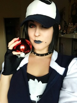 therealshadman:  chelbunny:  Did a recreation of Shad’s Pokemon Go goth girl, Ashley!! I decided I wanted to cosplay her during the first time he streamed her :) Character and art by Shadman at http://www.shadbase.com/  yeeeeeeeeeeeeeeee boi looks