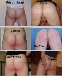 karl666:  marks from different implements used to punish white slave BBC rules