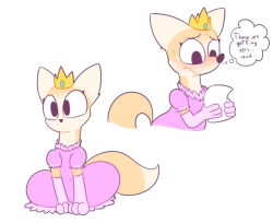 mr-degradation-sfwarts:Queen redesign, she’s a corsac! She also needs to hire someone who can sort her mail, too many love letters not enough actual problems that she can help with! X3
