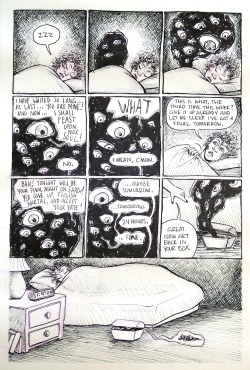 thefingerfuckingfemalefury:  phantomqueen:  my storytelling final! or, that week i almost went blind cross-hatching! it’s a couple weeks old at this point, but i’m still proud of it (all that cross-hatching…) even though looking back at it now i