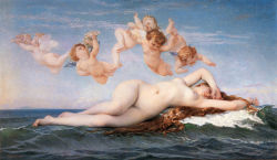 rabbitfears:  The Birth of Venus by Alexandre Cabanel, 1863 (Musée d’Orsay, Paris).  