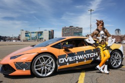 koryomo:  I haven’t seen these on here yet so here you go. Overwatch promo vehicles from Pax East 2016. 