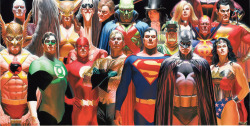 travisellisor:  DC Heroes &amp; Villains by Alex Ross