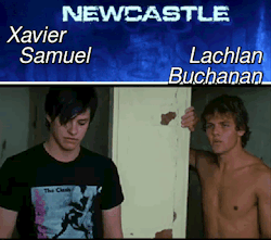 el-mago-de-guapos: Lachlan Buchanan &amp; Xavier Samuel Newcastle  