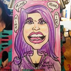 Caricature dome at the Black Market in Cambridge, MA!  Another one for my purple lady  ============= Commissions are open! 😃 ============= Caricatures are a fun addition to any party!  ============= . . . . . . .  #art #caricatures #drawing #caricaturist