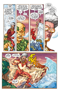 Flash and Mirror Master 3000 team-up&hellip;kinda.from Justice League 3001 #5
