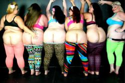 bellabendzbbw:  From left to right: Minnie Mayhem, Bella Bendz, Eliza Allure, Jade Rose, Becki Butterfly and Goldie Lust.