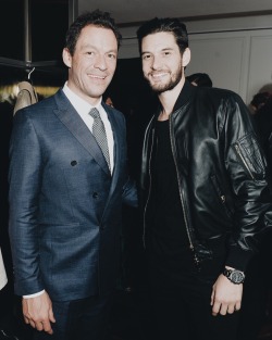 iheartbinbons: Ben Barnes and Dominic West attending the celebration of The Tale of Thomas Burberry at Burberry Soho, NYC on Nov 14, 2016.
