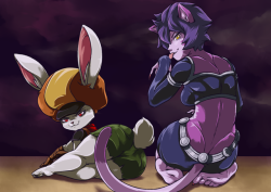 Sorrel and Hop, from Universe 9. Somehow, the rabbit isn&rsquo;t the one named Hop.