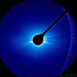 Comet Machholz Approaches the Sun #nasa #apod #soho #lasco #gsfc #comet #comet96p #cometmachholz #tail #orbit #sun #solarsystem #space #science #astronomy
