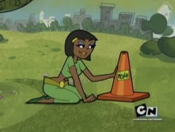 lesserknownwaifus: The woman who fell in love with Kyle the traffic cone in Hoss Delgado’s flashback in Billy and Mandy. looks like she has a type lol