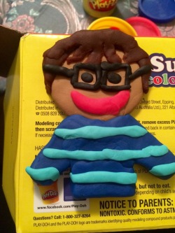 Say hi to play-doh Daddy!