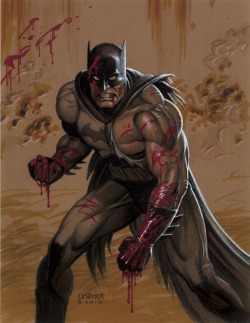 imthenic:  Blood Batman by Joseph Michael Linsner