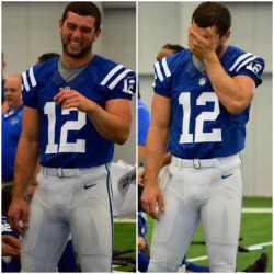 manfanathletes:  manfanathletes:I wish you all good Luck… a good, long, deep, fill of Luck. “Andrew Luck informed the Indianapolis Colts on Saturday that he plans to retire from the league, according to ESPN”  Gonna miss this sexy beast on the field.