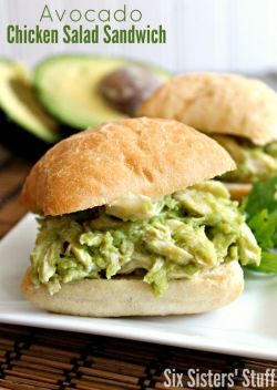 Food Of The Day-Avocado Chicken Salad Sandwhiche