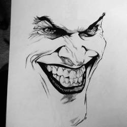 The joker&hellip;. #Art #Draw #dc #joker