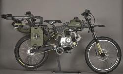 La bici de Chuck Norris.Motoped Survival edition, y puede ser tuya por el módico precio de 2500$.