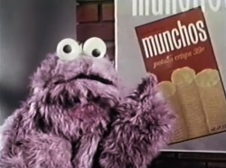 talesfromweirdland: Before there was a Cookie Monster, prototypes of him appeared in various Jim Henson commercials and films in the 1960s.  I like how he looks in the IBM training film (last image). Jim Henson’s early Muppets always were wilder, rougher,