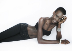 crystal-black-babes:  Tricia Akello - Skinny African Black Girls - Slim and Slender Ebony ModelsPicture Galleries:  Skinny Ebony Girls   | Long legged Black Beauties