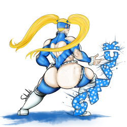 saltyjub:  Blastermath wanted a Big Buff R. Mika smacking her rear. This is me just showin’ it off. 
