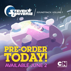 It&rsquo;s almost here! The Steven Universe Soundtrack is available for pre-order TODAY: http://apple.co/2riEbl9