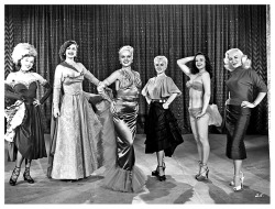    Gilda     (aka. Shirley Jean Rickert Measures) A publicity still from the 1953 Burlesque film: &ldquo;The A-B-C&rsquo;s Of Love&rdquo;, features Gilda standing at center stage.. Blaza Glory (at Left) and Mae Blondell (at Right), are 2 of the dancers