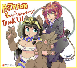  Patreon 1st    anniversary!! Thank u for support  me! 