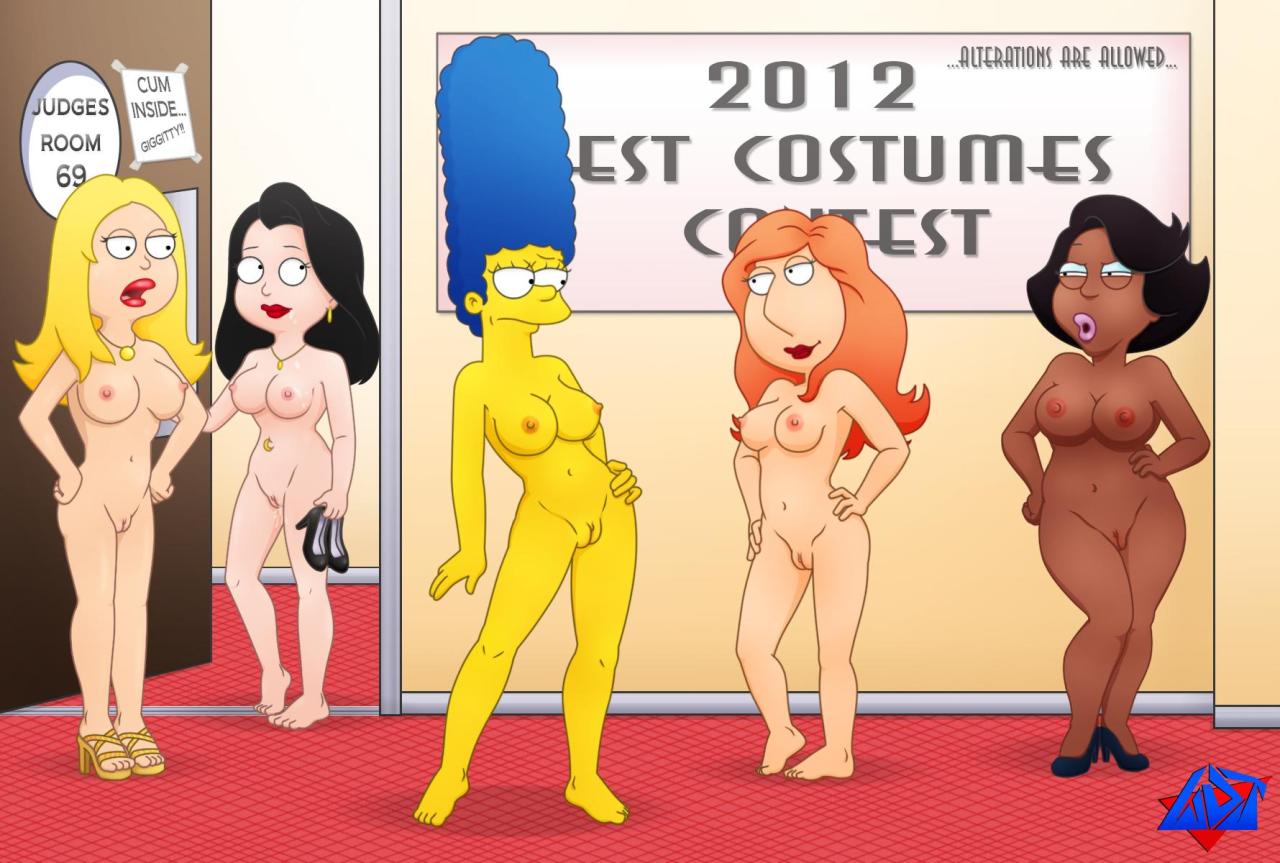 Lois griffin and marge simpson porn