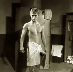70sgaypornwhore:  Brian Hawkes publicity photo from Nova’s 1983 film, Lockerroom Fever.  This is one of my all-time favorite photos from 80s gay porn.  I must have shot a gallon of jizz looking at this picture. 