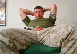 circumcisedperfection:  circumcisednation:  This all-American soldier and his all-American gomco-scarred circumcised cock. I would be proud to service that thick brown scar and swollen bared cock head anytime, anywhere, in every way.   The pleasure centre
