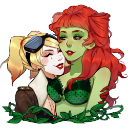 kamisamafr:DC Bombshells - Harley Quinn &amp; Poison Ivy