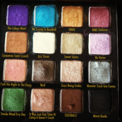 dracmakens: crybabyofficial:  soo i made this guyshadow pallet  based on this post  haha that’s awesome! 