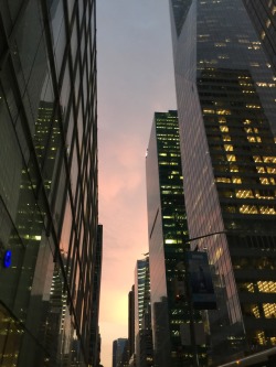 myprada:  Sunsets in New York City - always the best 