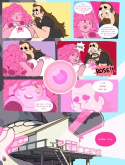 tobirama789:  I have always thought about this. The moment where Rose turns into Steven. It explains Greg’s tint or “suntan” also. :) 