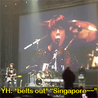 nicmarieantoi:  Yonghwa’s cute mistake during BlueMoon Manila. Poor baby was so embarassed. =)) He made it up to the fans though. He kept saying “I love Philippines” all throughout the concert. XD 