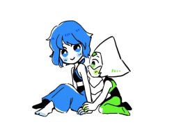 ujey02:Some lapidot and zircons doodle (+ college AU)