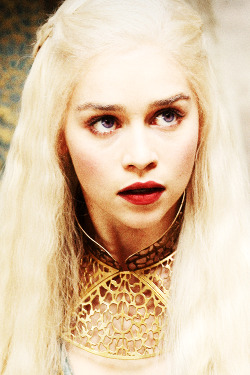  "The frightened child who sheltered in my manse died on the Dothraki Sea, and was reborn in blood and fire. This dragon queen who wears her name is a true Targaryen." 