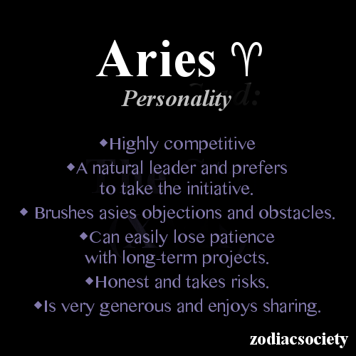 What type of person is Aries?
