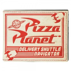 the-absolute-funniest-posts:  Wicked Clothes presents: the Toy Story Pizza Planet Wallet!This officially licensed Toy Story wallet reads: “Pizza Planet Delivery Shuttle Navigator”. On the reverse, it states: “Serving Your Local Star Cluster”.