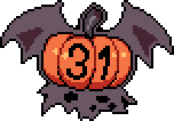 ″Dedaloctober 2016″ I havent done a monthly drawing challenge since february of last year. So I&rsquo;ll take this opportunity to improve, have fun and maaaybe bring more people to the blog. wish me luck!(Pixel pumpkin made by Icingbomb. List made