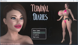 Screenshots from the current dev build of “Terminal Diaries“. A zombie hentai/porn game made with RPG Maker MV. Main fetishes include: huge tits/dicks, monsters/creatures &amp; impregnation. The first public version/demo will be released at the end