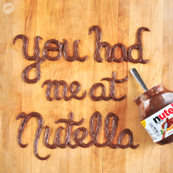 gaeans:  nosleeptilltacos:  yrbff:  Happy World Nutella Day!  you had meat nutella      